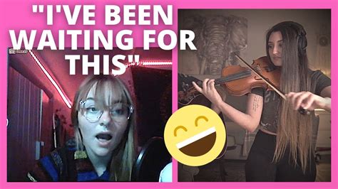 violin vs omegle 😍😍 singing for strangers 2020 viral reactions youtube