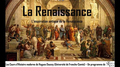 Linspiration Antique De La Renaissance Youtube