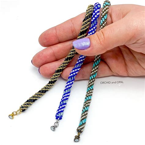 Learn The Quick And Fun Russian Spiral Beadweaving Stitch With This