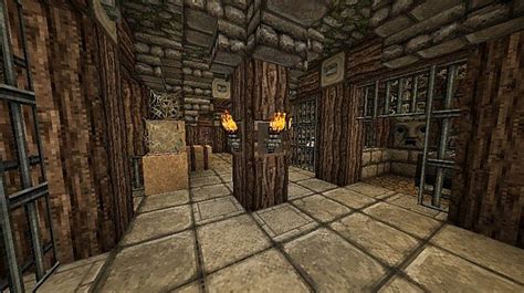 Medieval Prison Interior Minecraft Project