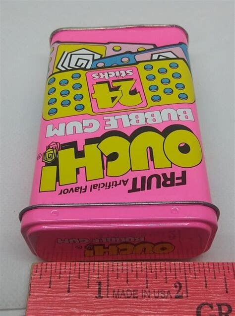 Rare Ouch Bubble Gum Bandaid Vintage Tin 1990s For Sale Online Ebay