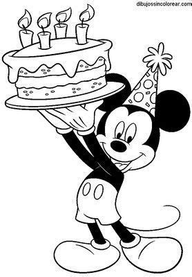 Find vectors of birthday cake. Mickey Mouse Birthday Cake Coloring Pages #mousecrafts en ...
