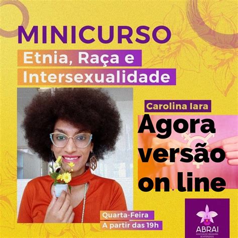 Minicurso Etnia Raça E Intersexualidade 3horas Thais Emilia