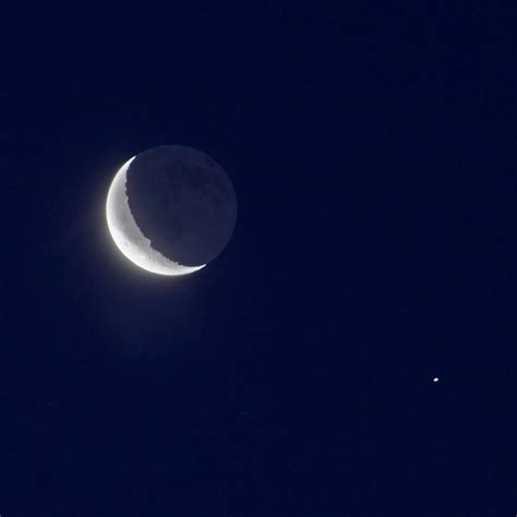 Crescent Moon And Saturn Conjunction January 16 2015 Stellar Neophyte Astronomy Blog