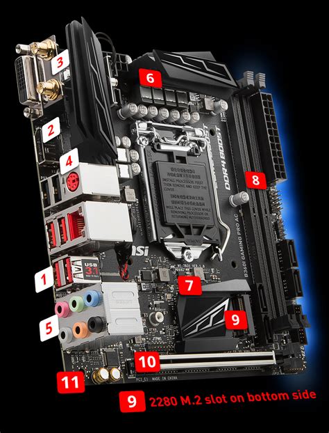 Overview B360i Gaming Pro Ac Msi Usa