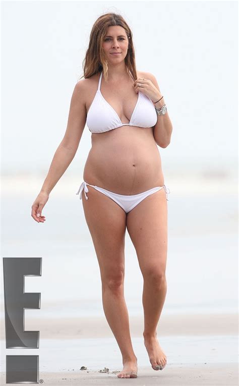 Just Beachy From Jamie Lynn Sigler Pregnant Bikini Bonanza E News