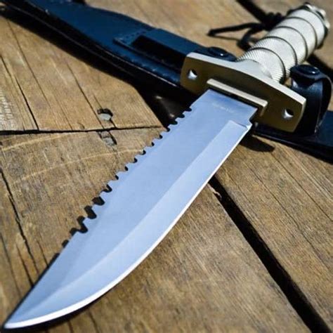 12 Tactical Survival Rambo Hunting Fixed Blade Knife Army
