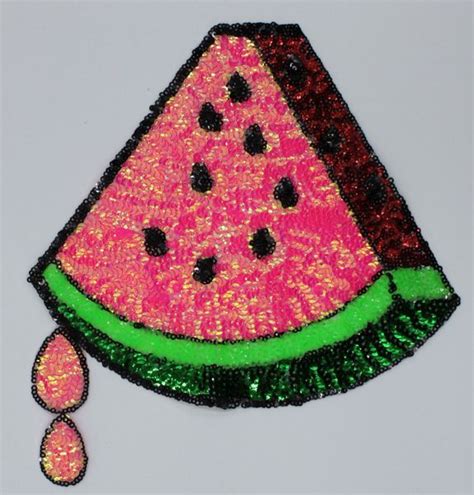 Sequin Patch Watermelon Slice Mhy