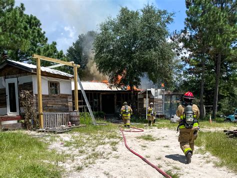 Walton County Firefighters Knock Down Fire Engulfing A Home In Ponce De