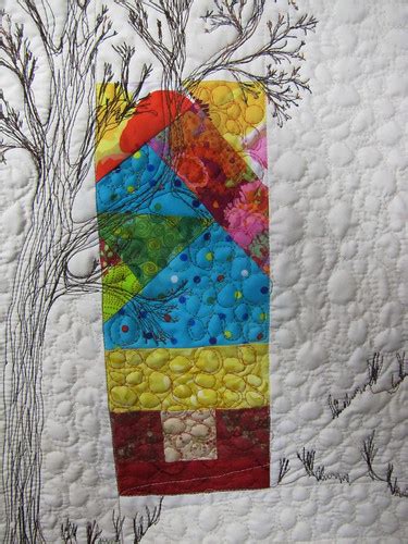 Winter Tree In Sunshine An Art Quilt Martyinmotionblogs Flickr