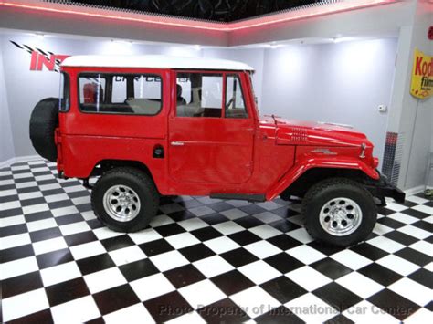 Toyota lists the curb weight of its land cruiser as 5,765 pounds (more than two hundred pounds lighter than the lexus lx570). 65 Toyota FJ40 Land Cruiser 4x4 Hardtop Wagon Jump Seats ...