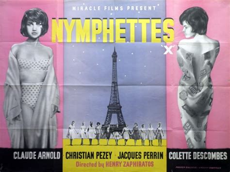 Nymphettes Poster UK Quad 1962 Payne Fred