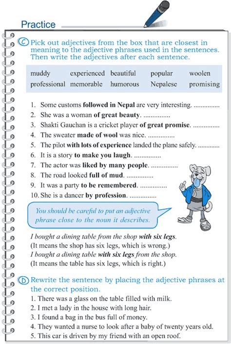 Grammar Worksheet For Grade 5