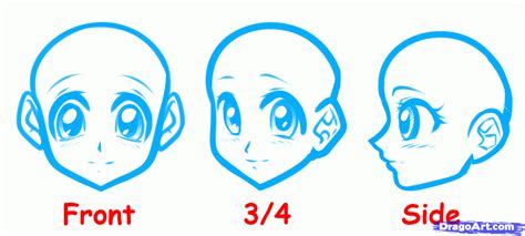 How To Draw Anime Faces Drawing Manga Faces Step By Step Anime Heads Anime Draw Japanese