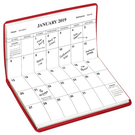 2 Year Planner Calendar Refill Desk Calendar Refillsdesktop Calendars