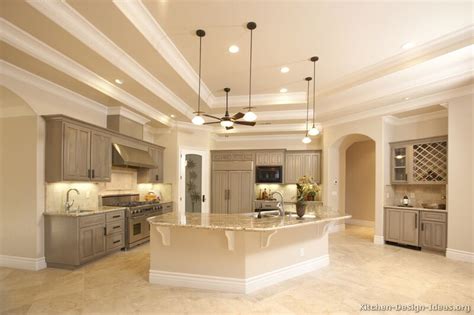 Beige kitchen white kitchen cabinets kitchen redo new kitchen kitchen remodel cream cabinets kitchen tile travertine countertops wood kitchen cabinets kitchen cabinet design kitchen layout kitchen ideas kitchen designs types of kitchen flooring kitchen floors off. Pictures of Kitchens - Traditional - Gray Kitchen Cabinets ...