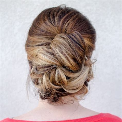 The two braid bun updo 30 Easy and Stylish Casual Updos for Long Hair