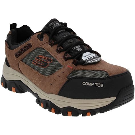 Skechers Work 77183 Mens Composite Toe Work Shoes Rogans Shoes