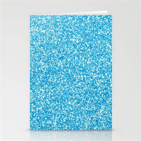 Buy Blue Glitter Stationery Cards By Newburydesigns Worldwide Shipping