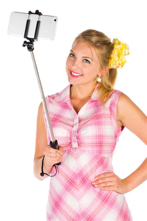 Woman Taking A Selfie Free Stock Photo Public Domain Pictures