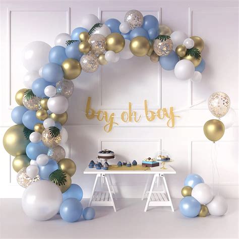 Buy Sweet Baby Co Boy Baby Shower Blue Balloon Garland Arch Kit For