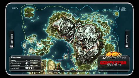 Just Cause 2 Map With 368368 Discovered Locations Youtube