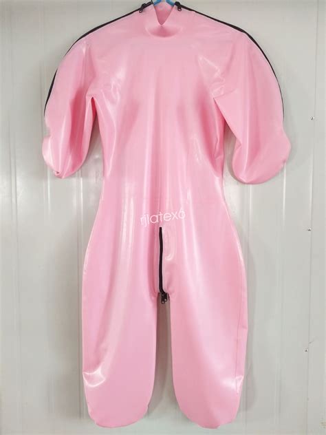 Combinaison à Fermeture éclair 100 Caoutchouc Latex Pur Costume Taille S Xxl 725090074600 Ebay
