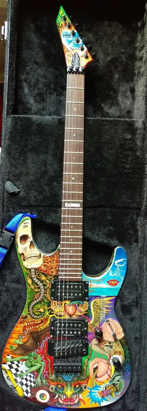 Dalis Lucid Dream Guitar Guitar For Beginners Custom Hand Painted
