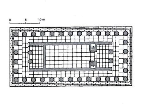 Plan Of Temple F Temple Of Concordia Agrigento Cerchiai 2002 246