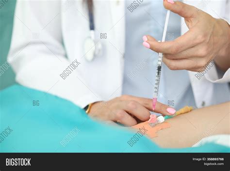 Nurse Injects Medicine Image And Photo Free Trial Bigstock
