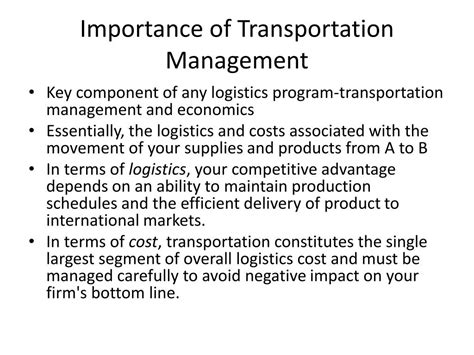 Ppt Transportation Powerpoint Presentation Free Download Id5587625