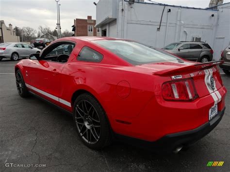 2011 Race Red Ford Mustang Shelby Gt500 Svt Performance Package Coupe