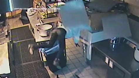 Burglar Caught On Camera In Surveillance Video Falling Through Ceiling Abc7 San Francisco