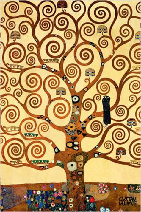 Tree Of Life Detail 2 Gustav Klimt Athena Posters