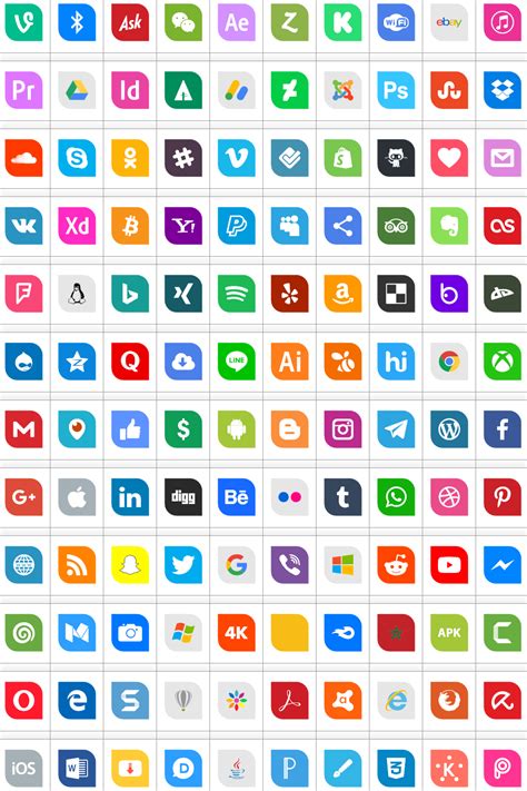 Icons Social Media 1 Font By Elharrak Fontspace