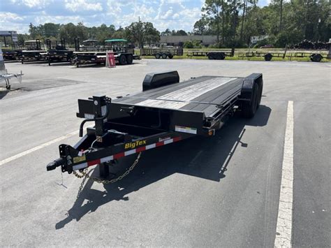 14tl 20bk Big Tex 7 X 20 Tandem Axle Tilt Deck Equipment Trailer