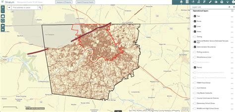 Tornados Path Included In Tennessee Countys New Gis Map Layer