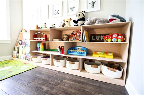 Remember to always offer developmentally. DIY Montessori toy shelf- with PDF plans