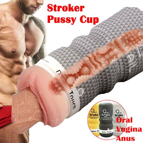 4D Perfect Fit Pocket Pussy Masturbation Cup Realistic Vagina Discreet