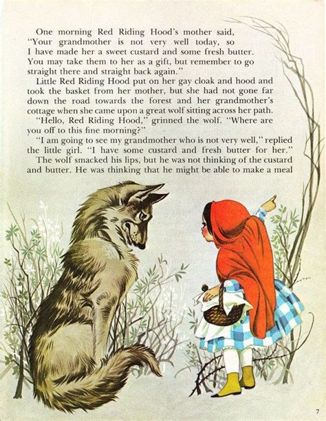 Little red riding hood quotes. Little Red Riding Hood Story Page | Red riding hood art ...