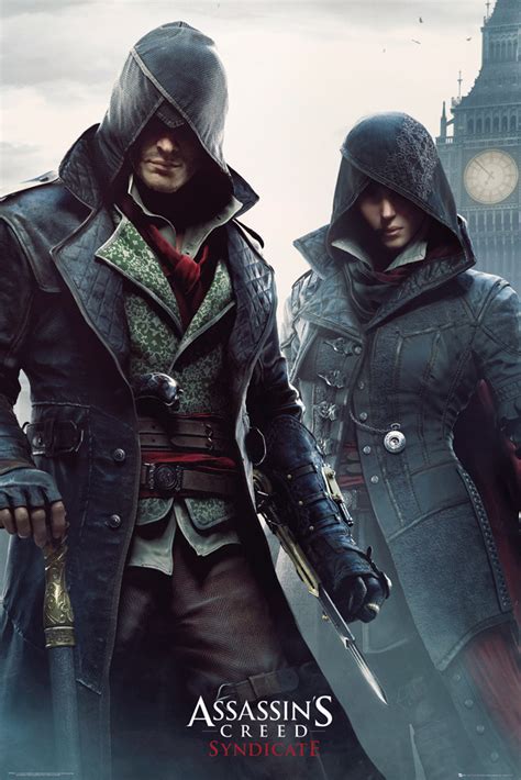 Assassin s Creed Syndicate Siblings Póster Lámina Compra en Posters es