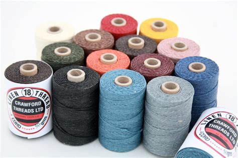 4 Ply Waxed Linen Thread 10 Color Card 50 Yards Total 5 Yards10 Colors
