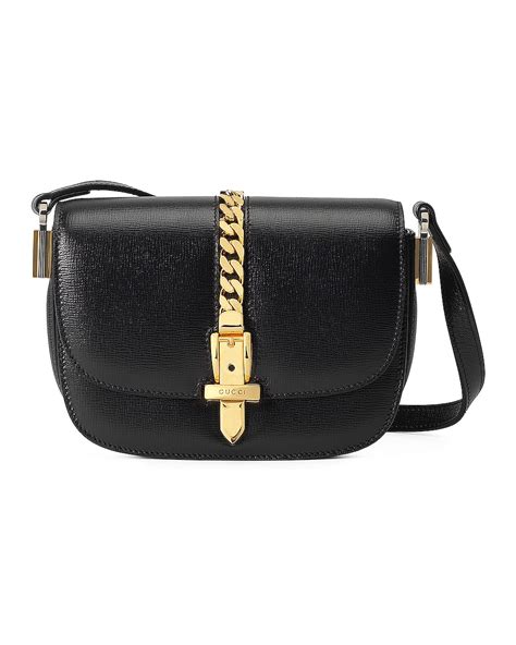 Gucci Sylvie 1969 Bag In Black Fwrd