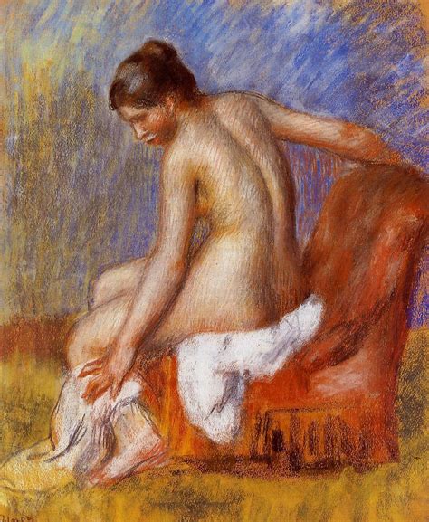 Nude In An Armchair Pierre Auguste Renoir My Xxx Hot Girl