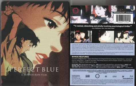 Perfect Blue Blu Ray Steelbook Movie 2 Discs W Dvd Anime Japanese Animation 17 99 Picclick