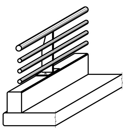 Minimum height after maintenance overlays. Bridge Railing Manual: Metal and Concrete Railing