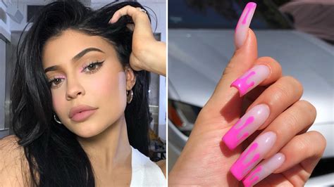 Kylie Jenners Paint Drip Nail Art Reignites A Trend — See Her Manicure Allure