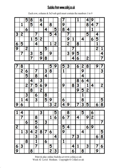 printable sudoku printable  degree