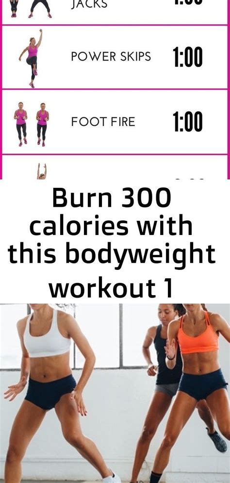 Burn 300 Calories With This Bodyweight Workout 1 Gewichtstraining Bodyweight übungen
