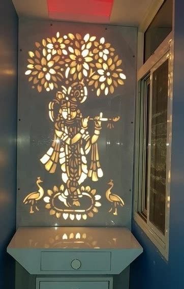 Shree Krishna Design In 2020 Pooja Room Door Design Pooja Room
